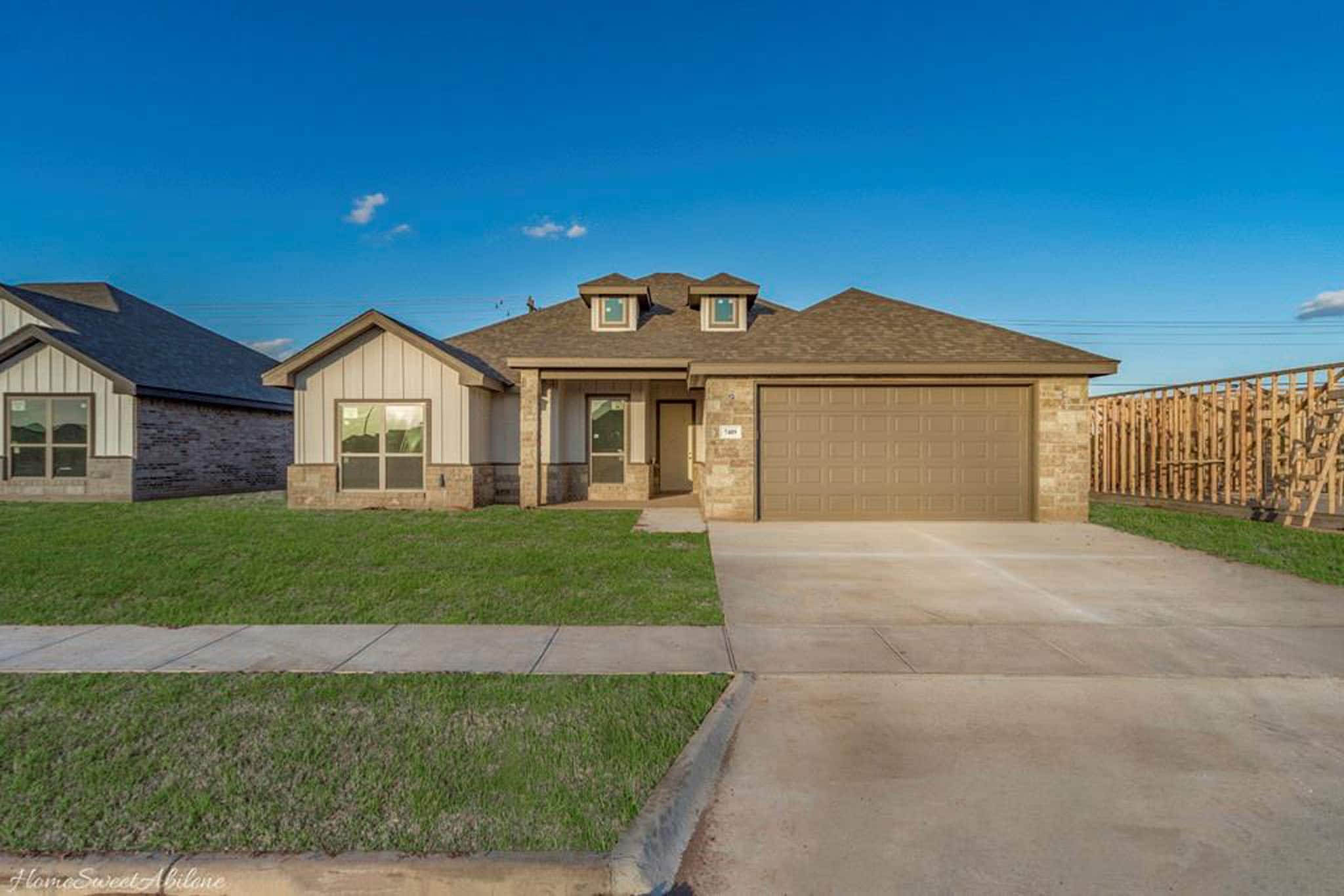 San Angelo Custom Home Builder - 7409 Wildflower Way, Abilene TX 79602