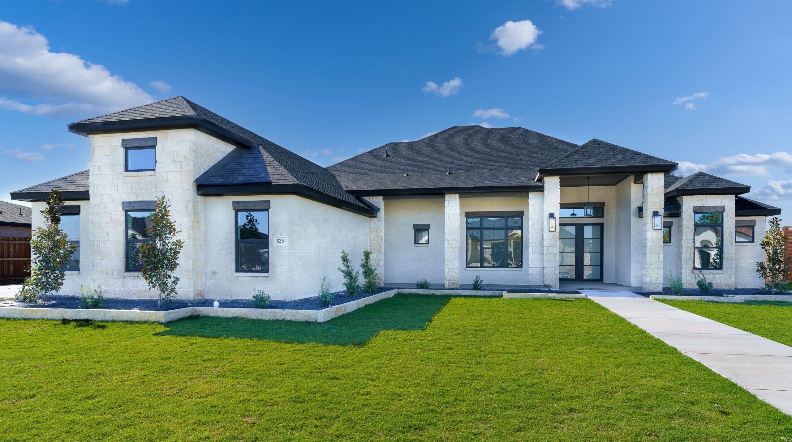 Custom home built by Sierra Vista Construction in The Meridian, San Angelo